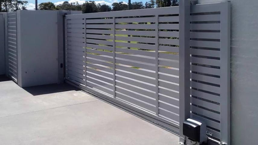 откатные ворота в Баксане