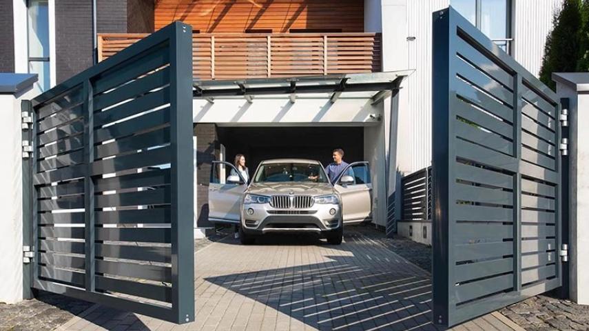 распашные ворота в Баксане